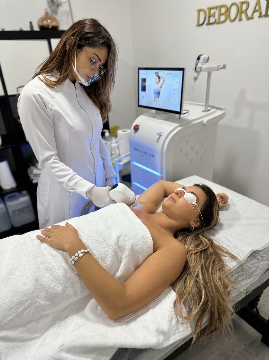 Avaliação e preparação para tratamento a laser